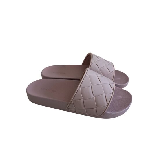 VINCE Women’s Lavender Pool Slides Sandals Size 9 - Picture 4 of 9
